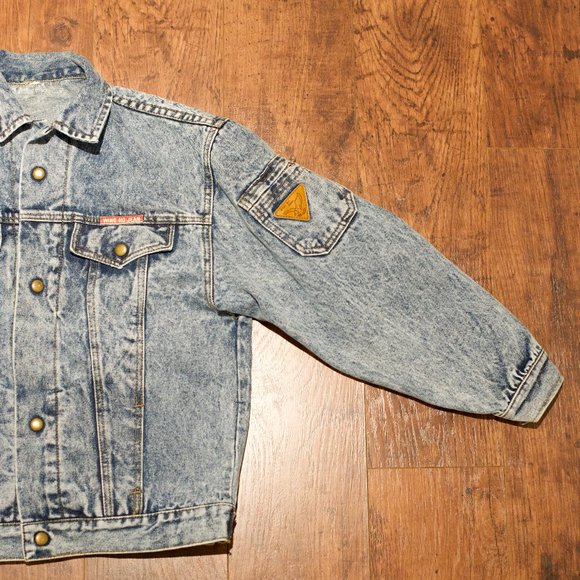 "Wing Ho Jean" acid wash denim jacket - Picture 2 of 5